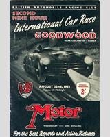 Programme Cover - Goodwood 9 Hours 1953