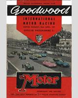Programme Cover - Chichester Cup Goodwood 1957