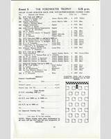 Entry List - Goodwood International - Fordwater Trophy 1960