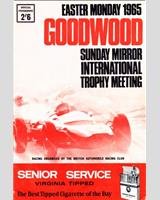 Programme Cover - Goodwood International - Sussex Trophy 1965