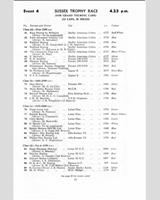 Entry List - Goodwood International - Sussex Trophy 1965