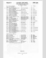 Entry List - Goodwood International - Lavant Cup 1966