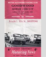 Programme Cover - BARC Goodwood 1966