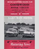 Programme Cover - BARC Goodwood 1966