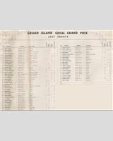 Entry List - Grand Island - Sports over 1500 cc 1952