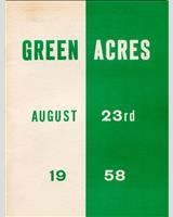 Programme Cover - LASC Green Acres [Le Mans] 1958