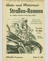 Programme Cover - Hallein 1953