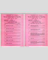 Schedule of Events - Consolation Hansen Dam [S+1.5+FIII] 1955