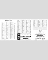 Entry List - Harewood Acres [Production] 1960