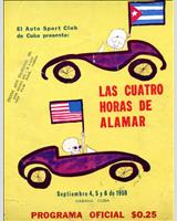 Programme Cover - Alamar 4 Hours 1959