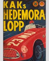 Programme Cover - Hedemoraloppet - Production +1600 cc 1954