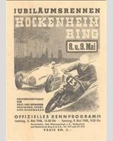 Programme Cover - Hockenheim Sports Car 1500 cc Race 1948