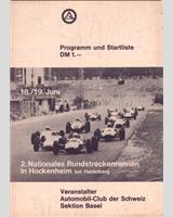 Programme Cover - Hockenheim [ser.T2.0/T+1.6/GT1.15] 1966
