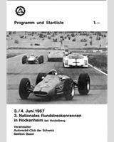 Programme Cover - SM Hockenheim [GT1.3] 1967