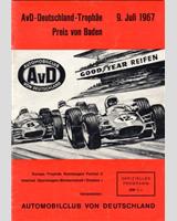Programme Cover - Hockenheim Grand Prix 1967
