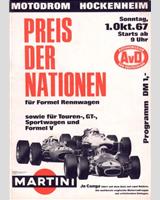 Programme Cover - DARM Hockenheim [SP] 1967