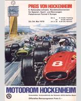 Programme Cover - SM Hockenheim [S1.0/GT1.3] 1970