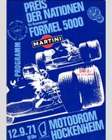 Programme Cover - DARM Hockenheim [GT/T2.0] 1971