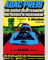 Programme Cover - Interserie Hockenheim Preis von Baden-Württemberg 1971
