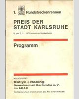 Programme Cover - Karlsruhe Hockenheim [GT1.3] 1971