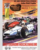 Programme Cover - DARM Hockenheim 1972