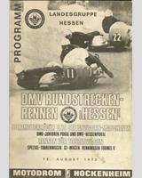 Programme Cover - Hockenheim [GT] 1972