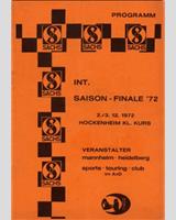 Programme Cover - Hockenheim Finale - LG4 1972