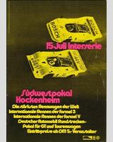 Programme Cover - Interserie Hockenheim Südwestpokal 1973