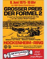 Programme Cover - DRM Hockenheim Rhein-Pokal 1975