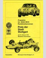 Programme Cover - Stuttgart Preis Hockenheim 1976