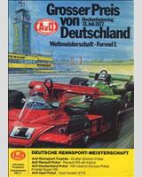Programme Cover - DRM Hockenheim Grand Prix 1977