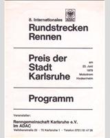 Programme Cover - Karlsruhe Hockenheim [T/GT/Gr.5] 1979
