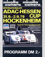 Programme Cover - Interserie Hockenheim 1979