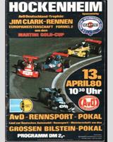 Programme Cover - DRM Hockenheim Jim Clark 1980