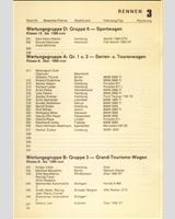 Entry List - Hohn [T+1.6/GT1.3/S1.3] 1968