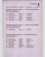 Entry List - DARM Hohn [GT1.6/TS1.3] 1969