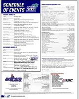 Schedule of Events - 2 h 45 min Homestead 2011