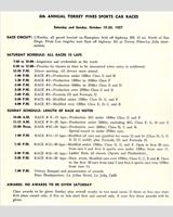 Schedule of Events - Hourglass Field [Ladies+Sedan+FII+FIII] 1957