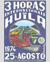 Programme Cover - Huíla 3 Hours 1974