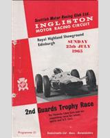 Programme Cover - SMRC Ingliston [GT+1.2/R1] 1965