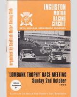 Programme Cover - SMRC Ingliston [S1.2] 1966