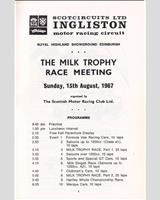 Schedule of Events - SMRC Ingliston [Clubman] 1967