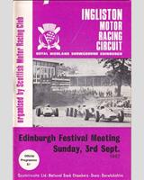 Programme Cover - SMRC Ingliston [S/Special GT1.2] 1967
