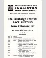 Schedule of Events - SMRC Ingliston [S/Special GT1.2] 1967