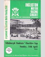 Programme Cover - SMRC Ingliston [Special GT] 1968