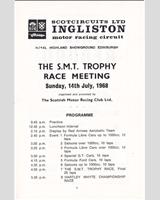 Schedule of Events - SMRC Ingliston [Special GT] 1968