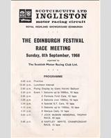 Schedule of Events - SMRC Ingliston [Special GT] 1968