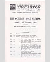 Schedule of Events - SMRC Ingliston [Special GT] 1969