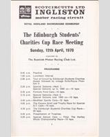 Schedule of Events - SMRC Ingliston [Special GT] 1970