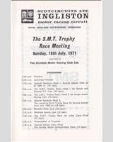 Schedule of Events - SMRC Ingliston [Special GT] 1971